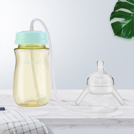 Vaso de Transición con Popote Largo - Destete Independiente