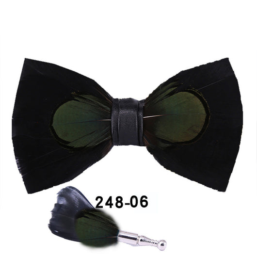 Corbatín con Plumas - Accesorio Elegante y Sofisticado - Image 4