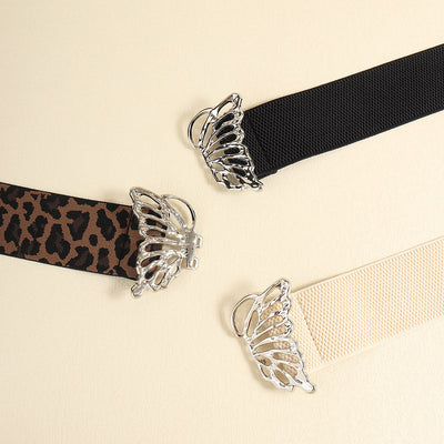 Cinturón Elástico para Mujer con Hebilla Mariposa - Accesorio Decorativo Versátil - Image 29