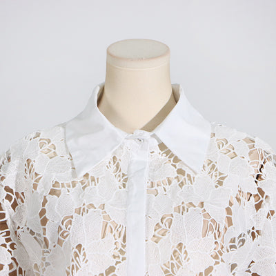 Conjunto de Dos Piezas: Blusa Tipo Solapa y Shorts Casuales para Mujer - Image 7