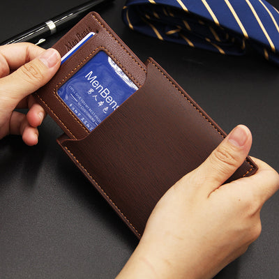 Cartera Corta para Hombre Estilo Fashion Casual con Borde de Hierro - Image 6