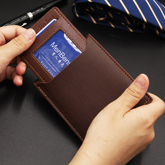Cartera Corta para Hombre Estilo Fashion Casual con Borde de Hierro - Image 6