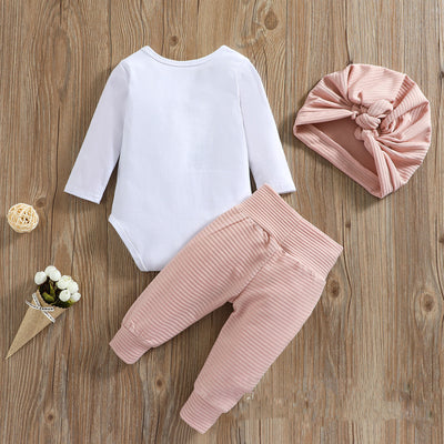 Conjunto de Romper con Letras de Manga Larga para Niños - Image 3