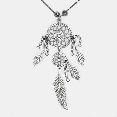 Aretes Largos Atrapasueños con Borlas y Plumas - Collar y Pulsera - Image 9