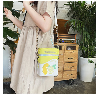 Bolso Bandolera Frutal Bordado - Fresa y Limón - Image 10