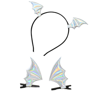 Juego de Diadema y Pinzas con Murciélagos para Halloween - Image 13