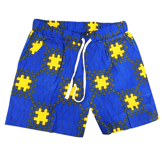 Shorts de Verano para Damas en Tela Africana Fresca