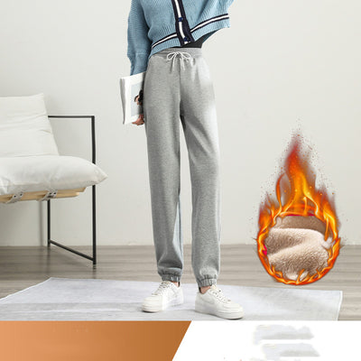 Pantalón Holgado de Terciopelo para Mujer Talla Plus - Image 37