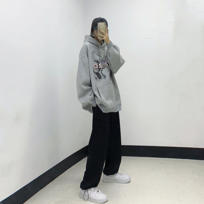 Sudadera Hip Hop Dragon con Collar Integrado - Image 16