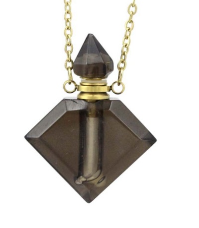 Botella de Perfume de Cristal Diamante - Colgante Aromaterapeuta Portátil - Image 6