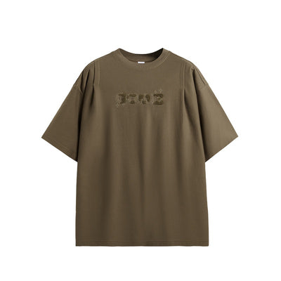 Playera Casual de Twill Vintage con Bordado - Image 4