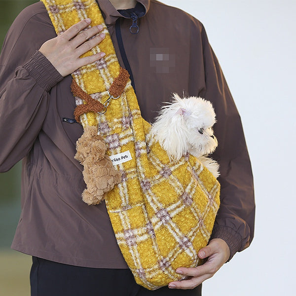 Mochila Bandolera Transportadora de Mascotas Antiestés