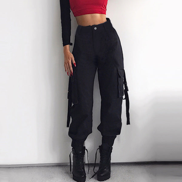 Pantalón Harem Casual para Mujer con Cintura Ajustable