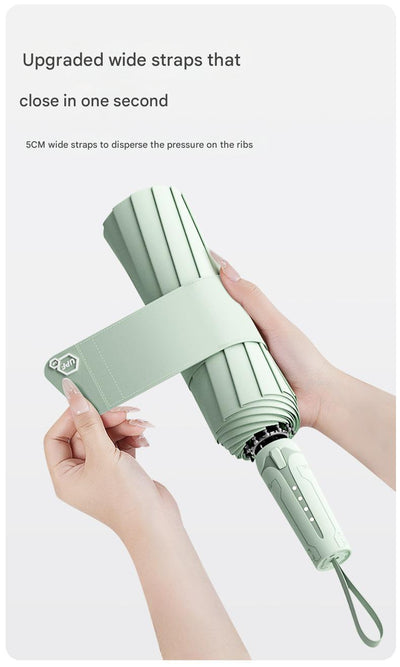 Paraguas Automático Plegable Grande - Protección Dual Sol y Lluvia - Image 3