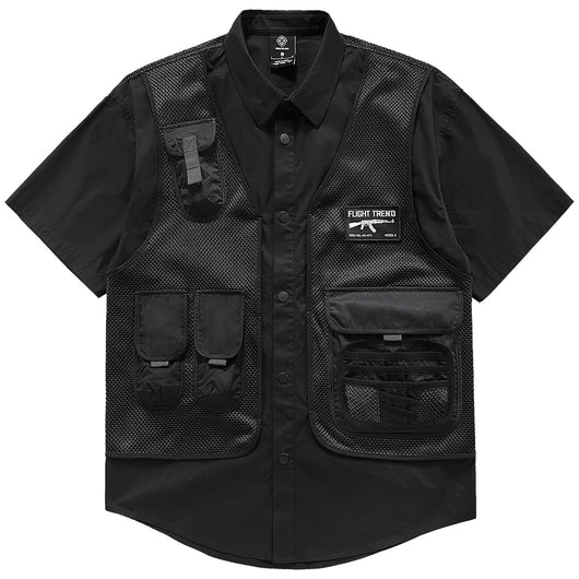 Camisa Casual de Manga Corta Premium