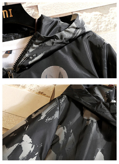 Chaqueta Hoodie Camuflada con Cierre para Hombre - Image 15