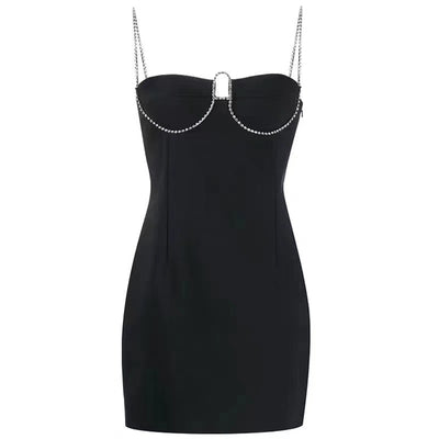 Vestido Ajustado con Strass Efecto Reductor y Diseño Sensual - Image 2
