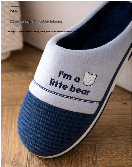 Pantuflas Cálidas para Hombre Talla Grande - Algodón Antideslizante - Image 10