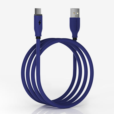 Cable de Carga y Datos de Goma Líquida Suave - Compatible con Apple (Lightning) y Android (Tipo C) - Image 4