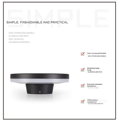 Lámpara LED para Exterior Minimalista Resistente al Agua - Image 9