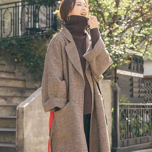 Abrigo Cuadrille de Moda para Otoño e Invierno - Image 10