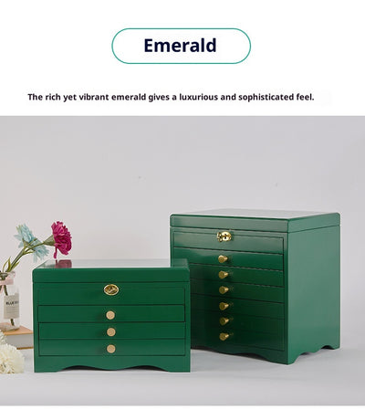 Organizador de Joyas Multicapa en Madera para Escritorio - Image 11