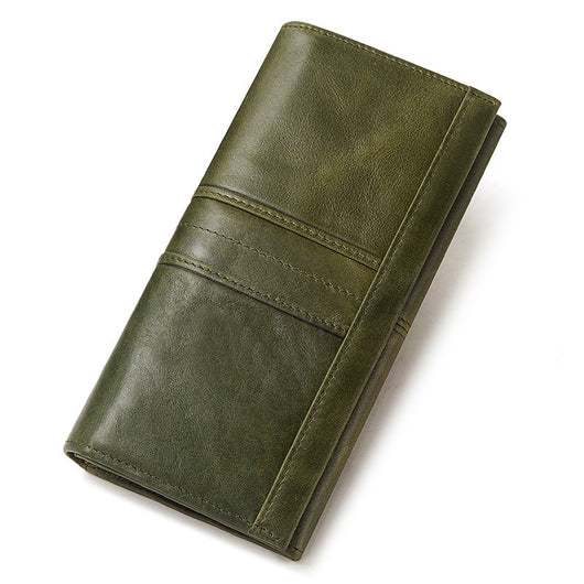Cartera de Cuero para Mujer con Múltiples Compartimentos de Gran Capacidad - Image 16