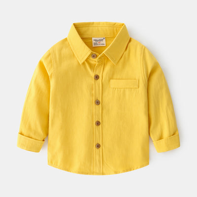 Camisa Infantil Colores Sólidos - Estilo Moderno para Niños - Image 7