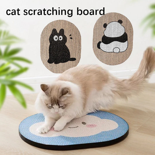 Tablero Rascador para Gatos Nubes Azules - Protege tu Muebles - Image 11