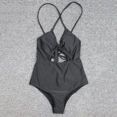 Traje de Baño Entero para Mujer con Tirantes Cruzados - Image 7