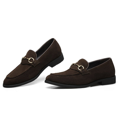 Zapatos Formales de Cuero para Hombre, Punta Afilada Efecto Hielo - Image 9