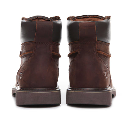 Botas Altas Impermeables para Hombre con Forro de Ante Rojo - Image 13