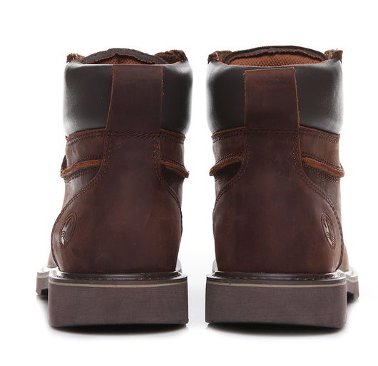 Botas Altas Impermeables para Hombre con Forro de Ante Rojo - Image 13