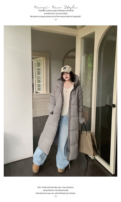 Chaqueta Acolchada Suelta para Mujer con Capucha - Abrigo de Algodón - Image 19