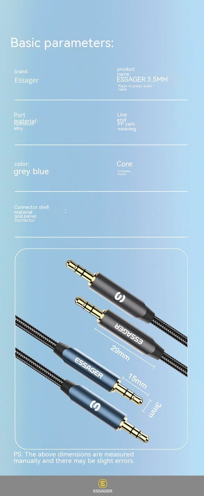 Cable de Audio Auxiliar 3.5mm de Alta Fidelidad para Auto y Celular - Image 12