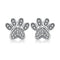 Women's Plateado Cartoon Animal Footprint Earrings Earrings