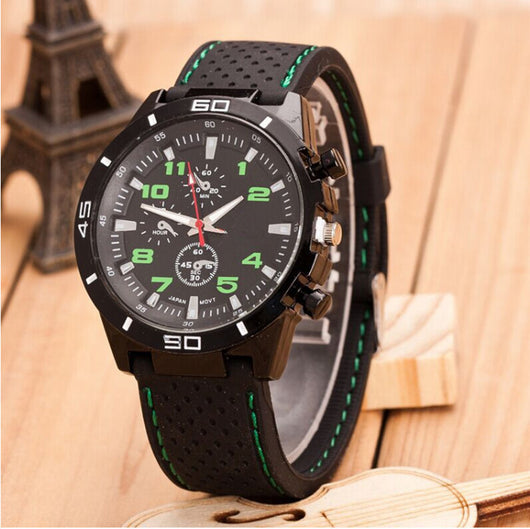 Reloj Deportivo para Hombre con Correa de Diseño Automovilístico - Image 3