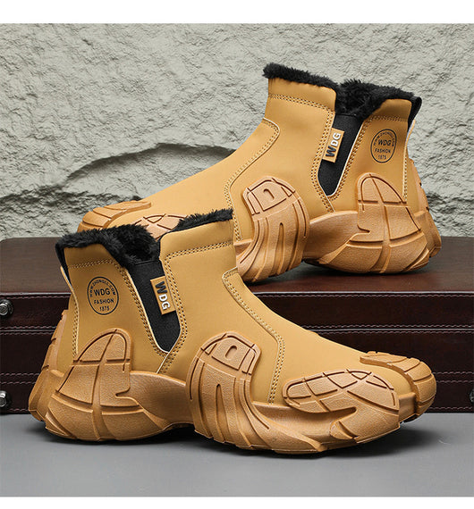 Botas Martin de Trabajo con Forro Polar y Diseño Sólido para Hombre - Image 13