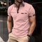 Playera Casual para Hombre con Cuello Estampado