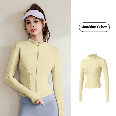 Chaqueta Deportiva Mujer Manga Larga Ajustada para Running, Fitness y Yoga - Image 5