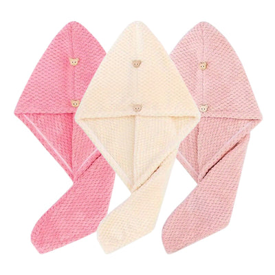 Toalla Secadora de Cabello Coral Piña - Absorbente Rápida - Image 9