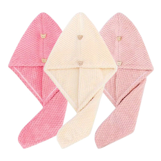 Toalla Secadora de Cabello Coral Piña - Absorbente Rápida - Image 9