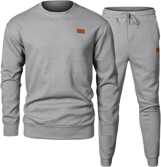 Conjunto de Suéter Jacquard Cuello Redondo para Hombre - Image 28