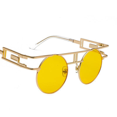 Gafas de Sol Steampunk Vintage Redondas para Hombre y Mujer - Image 25