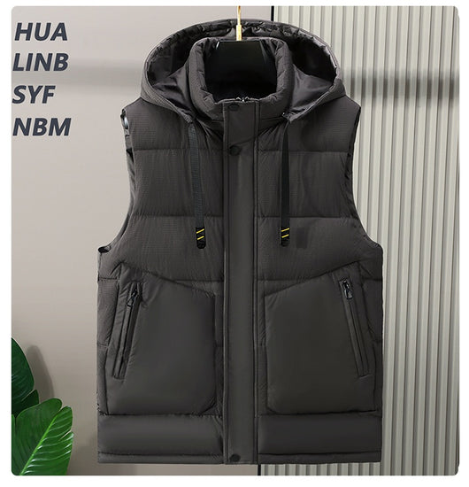 Chaleco de Invierno para Hombre con Capucha Desmontable - Image 18