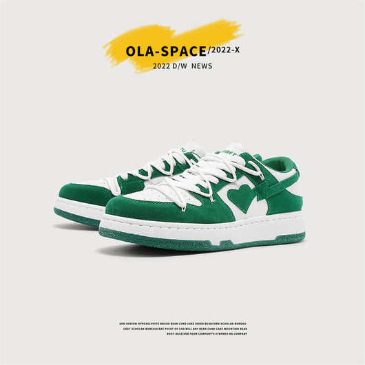 Tenis de Pareja Estilo Coreano Diseño Especial Deportivos Hong Kong - Image 3