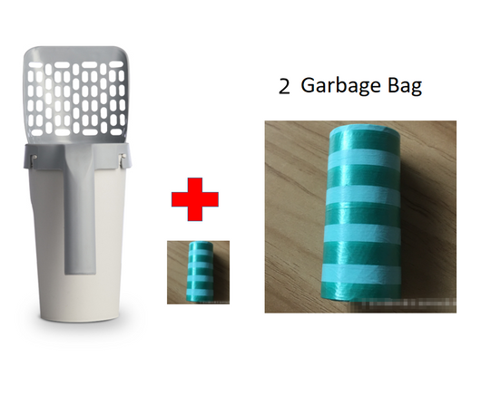 Set Arenero con Caja de Almacenamiento y Pala Inteligente para Gatos Perezosos - Image 16