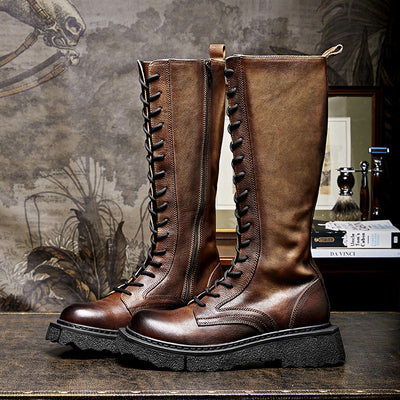 Botas Martin de Cuero Vintage para Hombre - Image 9