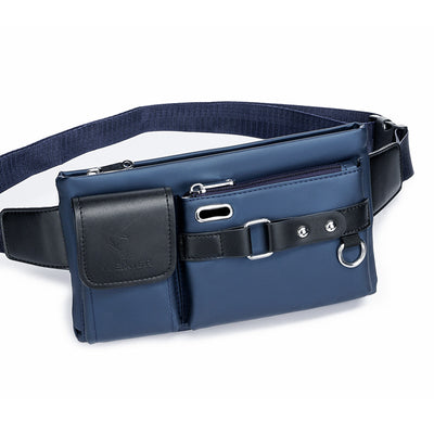 Bolsa de Cintura Retro para Hombre - Gran Capacidad Impermeable - Image 5