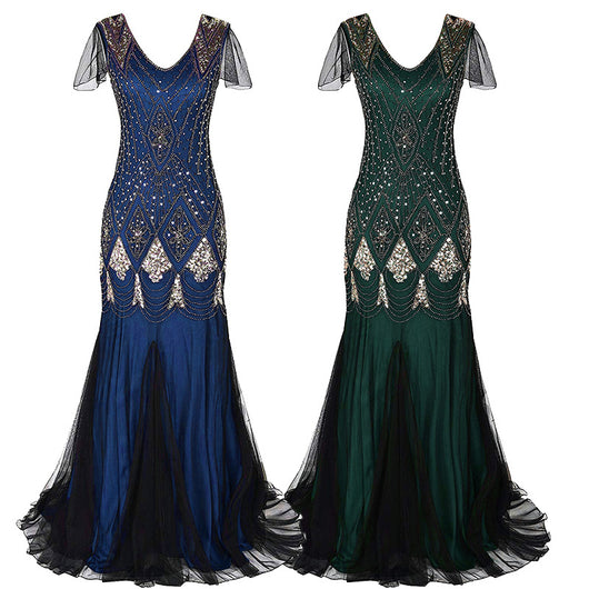 Vestido de Fiesta Talla Grande con Lentejuelas Estilo Vintage - Image 11